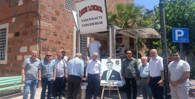 Şehit ve gazi ailelerinden Başkan Zeyrek için lokma hayrı