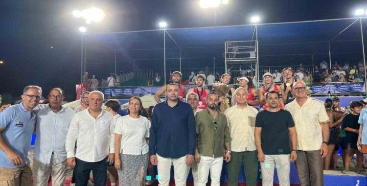 Dünya Plaj Voleybolu Pro Tur’un Alanya etabı tamamlandı