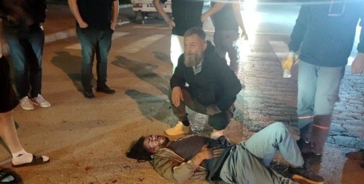 Erzincan’da motosiklet ile minibüsün çarpıştığı kazada 1 kişi yaralandı