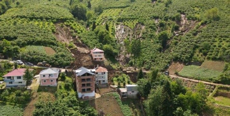 Trabzon’da 450 yapı sel ve heyelan riski altında