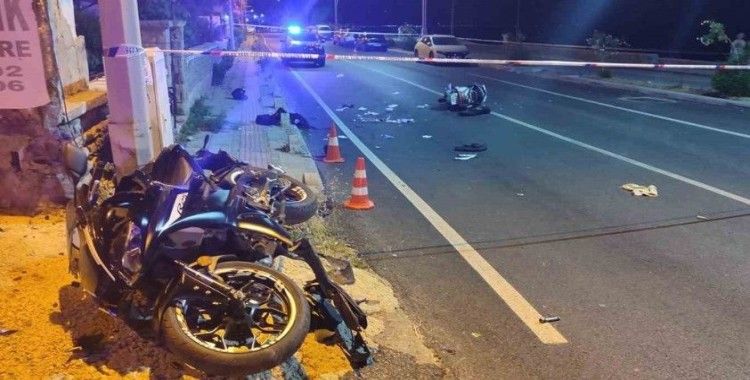 Bodrum’da 2 motosiklet çarpıştı: 2 ölü