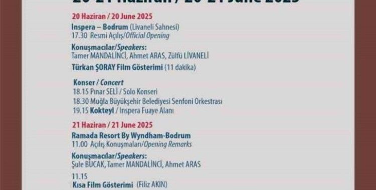 4. Uluslararası Akdeniz Edebiyat Günleri Bodrum’da yapılacak