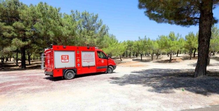 Büyükşehir İtfaiyesi’nden termal drone ile yangın nöbeti