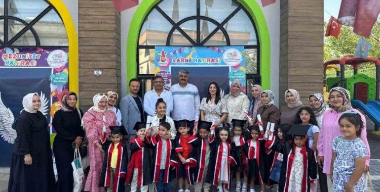 Onikişubat Belediyesinin gündüz bakımevinde ilk mezuniyet heyecanı