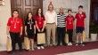 Kuşadası’nda başarılı sporcular Kaymakam Keklik ile görüştü
