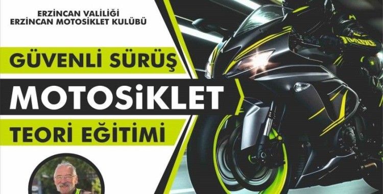 Erzincan’da "Güvenli Sürüş Motosiklet Teori Eğitimi" düzenleniyor