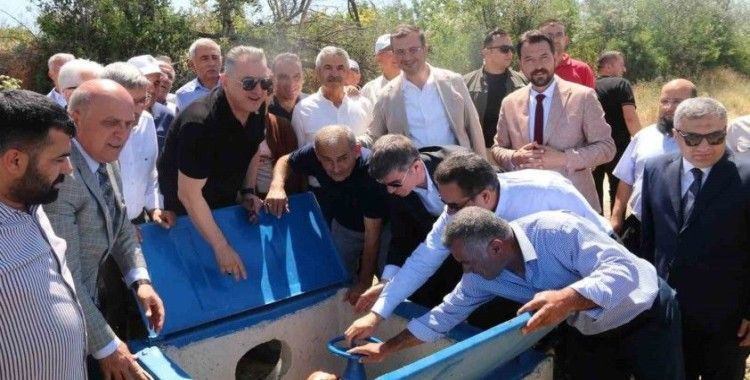 Merzifon’da 2 köye kapalı sulama sistemi