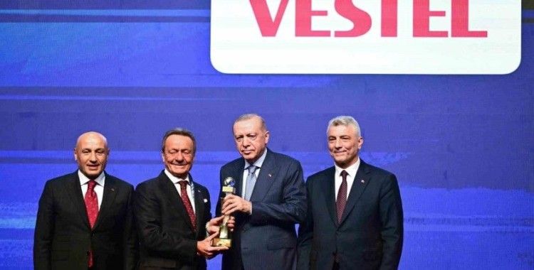 Vestel’e ihracat şampiyonluğu ödülü