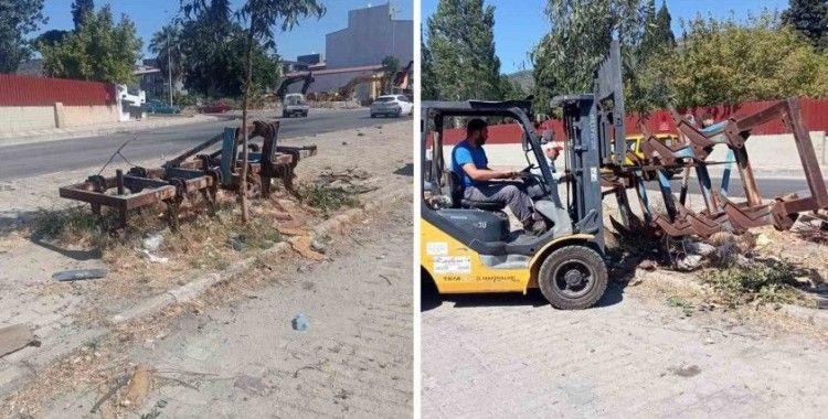 Söke Belediyesi’nden hurda araçlara müdahale
