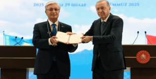 Kazakistan Cumhurbaşkanı Tokayev'e Türkiye Cumhuriyeti Devlet Nişanı tevcih edildi