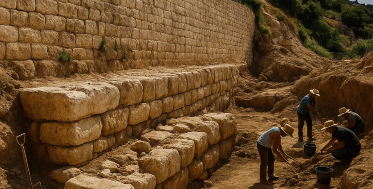 Tarihi keşif: Kudüs'te iki bin 800 yıllık dev baraj ortaya çıkarıldı