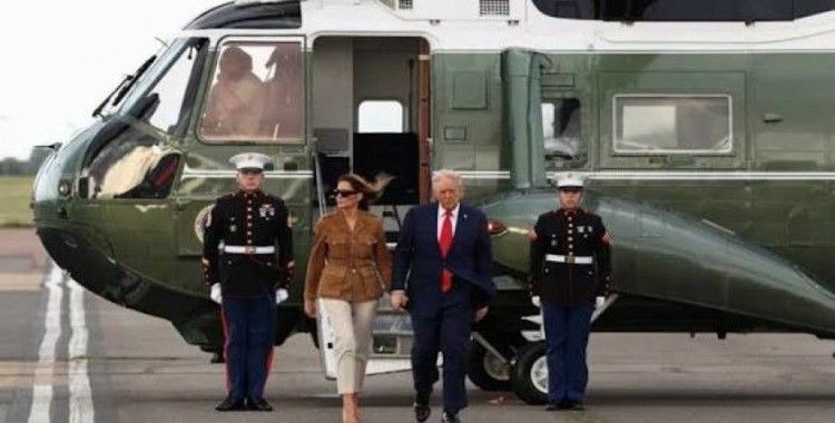 Trump'ın helikopteri acil iniş yaptı