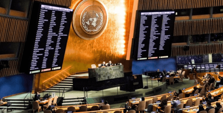 Cumhurbaşkanı Erdoğan BM'de konuştu: İnsanlık tarihi son bir asırda böyle bir vahşet görmedi