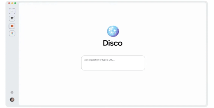 Google, 'Disco' isimli yeni bir yapay zeka odaklı tarayıcı hazırladı