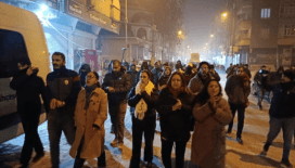 Halep’teki saldırılara karşı Diyarbakır’da yürüyüş