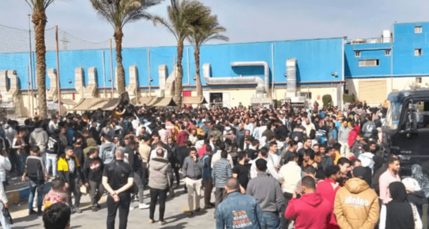 O ülkede Türk tekstilciye grev şoku