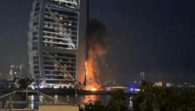 BAE'nin simgelerinden olan Burj Al Arab vuruldu!